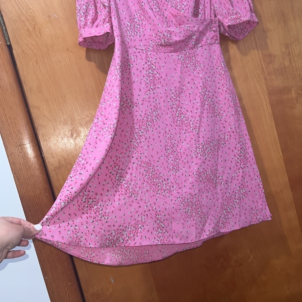 Kate Spade Meadow Floral Wrap Dress Pink Size 6 NWOT - Picture 11 of 13
